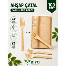 Tek Kullanımlık Ahşap Çatal 100ADET