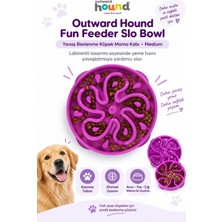Outward Hound Fun Feeder Slo Bowl Yavaş Beslenme Köpek Mama Kabı - Obezite Kontrolü ve Davranış Düzeltici Mama Kabı!