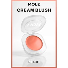 MQLE Velvet Blush Somon Krem Allık Cream To Powder Mat Pudramsı Bitiş 02 Peach
