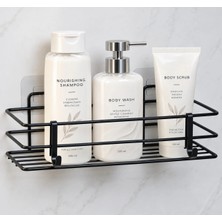 Esmana Living Yapışkanlı Banyo Rafı Duş Şampuanlık Duvar Düzenleyici Organizer 1 Adet