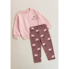 Cigit Taytlı Mevsimlik T-Shirt Takım 1-7 Yaş Pudra Pembe