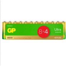 Gp 15AU-S12 G-Tech Lr6 Ultra Alkalin Aa Kalem Pil 12'li Paket
