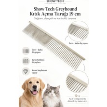 Showtech Greyhound Kedi Köpek Kıtık Açma Tarağı 19 cm