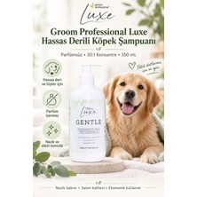 Groom Professional Luxe Hassas Derili Köpek Şampuanı 350 ml 1:30 Konsantre - Nemlendricili Hassas Bakım