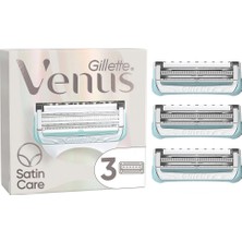 5 Adet Gillette Venus Bikini Bölgesine Özel 3 Adet Yedek Başlık