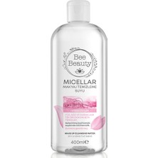 4 Adet Bee Beauty Micellar Makyaj Temizleme Suyu Hassas Ciltler Için 400 ml