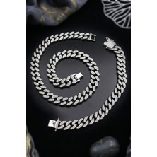 Prestige Paslanmaz Çelik Gurmet Model Kolye Zincir Ve Bileklik Set 10Mm 902934