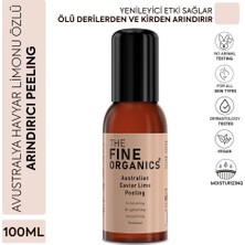 The Fine Organics Avustralya Havyar Limonu Özlü Arındırıcı Yüz ve Vücut Peelingi 100 ml