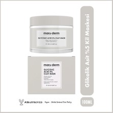 4 Adet Maruderm Glikolik Asit %5 Kil Yüz Maskesi 100 ml