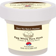 Pure Korean Egg White Pore Çok Kullanımlık Yüz Maskesi 100 ml