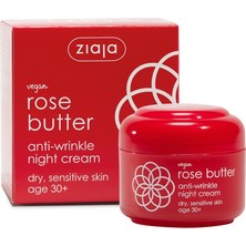 2 Adet Ziaja Gül Yağı Kırışıklık Karşıtı Gece Kremi 50 ml