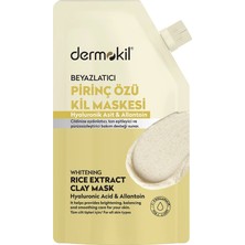 5 Adet Dermokil Pirinç Özlü Beyazlatıcı Kil Yüz Maskesi 50 ml
