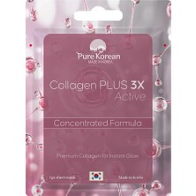 4 Adet Pure Korean Collagen Plus 3x Active Yüz Maskesi