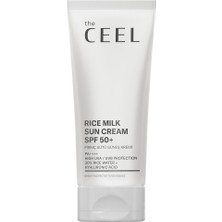 The Ceel Pirinç Sütü Nemlendirici Aydınlatıcı ve Leke Karşıtı Ton Eşitleyici 50+Spf Yüz Güneş Kremi 50 ml