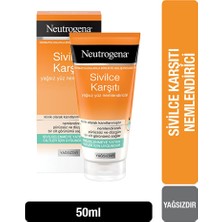 2 Adet Neutrogena Akne Karşıtı Yağsız Yüz Nemlendirici 50 ml