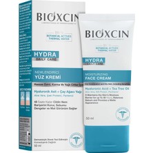 Bioxcin Hydra Nemlendirici Yüz Kremi 50 ml (Karma ve Yağlı Ciltler Için)