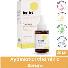 5 Adet Bolbe Aydınlatıcı, Cilt Tonu Eşitleyici Leke ve Kırışıklık Karşıtı %6 C Vitamini Yüz Serumu 30 ml