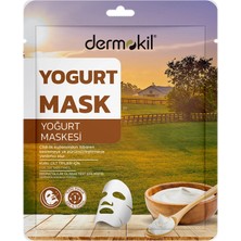 2 Adet Dermokil Kuru Ciltler Için Yoğurt Kağıt Maske 20 gr