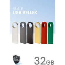 USB Bellek Rubber Işıklı Güvenli USB Memory - Flash Drive
