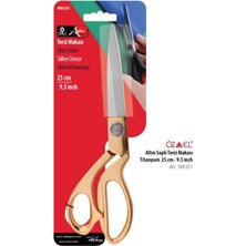 Özel Lastik Altın Saplı Titanyum Terzi Makası 25 cm 9.5 Inch 900 651