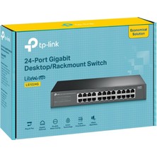 TP-Link Tp-Lınk LS1024G 24 Port Gıgabıt Masaüstü Rackmount Swıtch