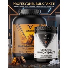 VİTALEST Vitalest Profesyonel Bulk Paketi: Çikolata Aromalı Mass Gainer & Saf Mikronize Creatine Monohydrate Maksimum Hacim Seti