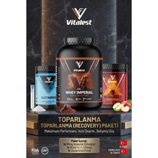 VİTALEST Vitalest Toparlanma (Recovery) Paketi: Whey Imperial Protein, Bcaa 4.1.1.1 ve Saf Glutamine 3'lü Sporcu Kombinasyonu