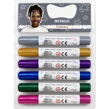 NessiWorld 6 Gr. 6 Renk Metalik Yüz Boyası 43155