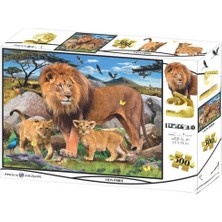 NW NessiWorld Aslan Ailesi 500 Parça Yetişkin Puzzle