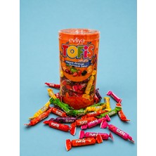 Evliya Şekerleme Tofiş Mini Meyveli Yumuşak Şekerleme 480G Silindir Kutu