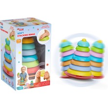 Dede Yumuşak Sallanan Halkalar / Bebekler Için Eğitici Denge Halkaları (12 Ay+) // Soft Stacking Rings