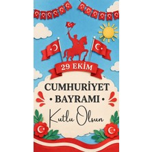 Promisebackdrop2 150X200 Cm, 29 Ekim Cumhuriyet Bayramı, Okul Etkinlik Kumaş Fon