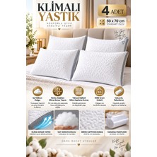 4 Adet Klimalı Silikon Yastık - 1000 GRAM-50X70 cm