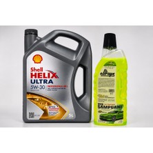 Shell Helix Ultra Pro Arl 5W-30 5 Litre + Oto Şampuan 1000 ml