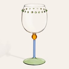 Zsa Zsa Zsu Henan Borosilikat Cam Kadeh 450 Ml Şeffaf - Yeşil