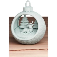 Home 2 Adet Yılbaşı Geyikli Ağaç Süsü