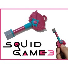 3D Stuff Squid Game 3 Üçgen Anahtar- 1 Adet Üçgen Anahtar- Squid Game Saklambaç Oyunu
