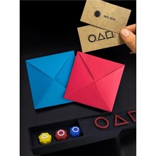 Home Squid Game 2 Adet Oyun Ddakji - Zarf Oyunu- 5 Taş Gonggi Oyunu- Davet Kartı Hediyeli