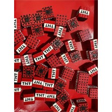 3D Stuff Minecraft 5 Adet Mini Tnt - Plastik