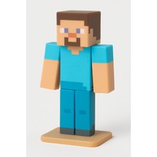 Minecraft Steve Pasta Süsü Figürü Doğum Günü 3D Baskı