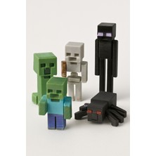 Minecraft Mob Mini Figür Seti 6lı Masa Dekor 3D Baskı