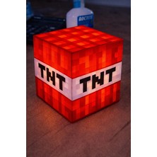 Minecraft- Aydınlatma - Masa Lambası- Gece Lambası - Dekor