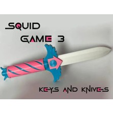 3D Stuff Squid Game 3 Bıçak Figürü 22 Cm-Knife