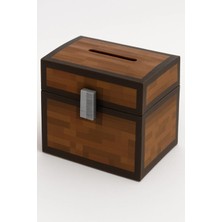 Minecraft Chest Sandık Kumbara Para Kutusu 3D Baskı