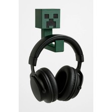Minecraft Creeper Kulaklık Askısı Masa Aksesuarı 3D Baskı