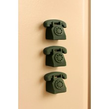 Retro Telefon Buzdolabı Magneti