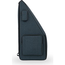 İstanbul Müzik Tedarik Lacivert Renk Kanun Kılıfı Softcase Su Geçirmez Sırt Askılı Çanta