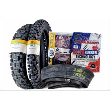 TDT Tyres 120/90-19 ve 90/90-21 Tt (Iç Lastikli Tip)+Iç Lastık Set