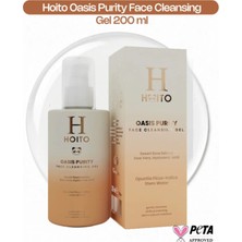 HOITO Oasis Purity Face Cleansing Gel – Hyaluronik Asit, Aloe Vera & Çöl Gülü Içeren Yüz Temizleme Jeli 200 ml