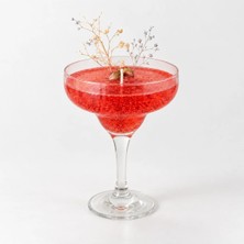 Kasaba Mumları Kokulu Renkli Martini Mum – Çilek